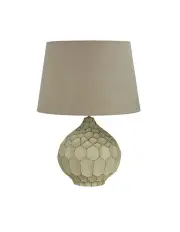 [Oriel Lighting] Medea Table Lamp Cream