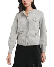 Rails Francesca Flower Applique Cardigan