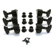 Grover Black Super Rotomatic Tuners for Gibson®/Epiphone® Guitar 109BC