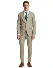 [Oxford] Auden Wool Suit Jacket in Brown