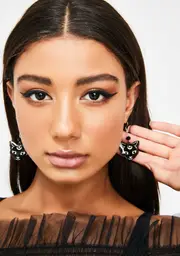Purr At The Moon Earrings