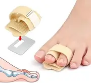 Pack of 2 Hammer Toe Correctors, Hallux Valgus Correction, Hammer Toe Brace, Toe Splint for Correcting Curved Toes, Broken Toe, Men and Women
