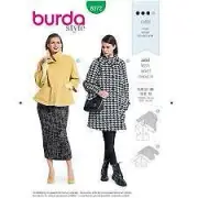 Burda Sewing Pattern 6372 Misses Jacket Coat Size 8-18 Uncut