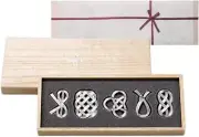 NOUSAKU Wrapped with Washi Paper Chopstick Rest Knot 5 Pieces Birthday Present