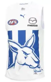 North Melbourne Kangaroos PUMA Mens Clash Guernsey by Sporting House