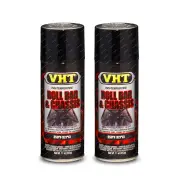 2 x VHT Roll Bar And Chassis High Temperature Spray Paint Satin Black SP671