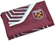 West Ham United FC Crest Wallet (UK Size: One Size) (Claret Red/Sky Blue)
