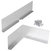 2Pcs Gutter Valley Splash Guards,Rain Gutter Valley Roofing Gutter Guard6053