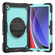 MCC Shockproof Samsung Galaxy Tab A9+ Plus 11" Strap Case Cover Coloured PC X210 X215 [Light Blue]