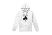 SpongeBob SquarePants Mens Doogle Face Hoodie (White) - UTTV8706