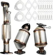 WaSaett Front Catalytic Converter Kit Direct-Fit Chevy Traverse 2009-2017 GMC Acadia 2007-2017 Buick Enclave 2008-2017 Saturn Outlook 2007-2010 3.6L