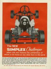 Simplex Challenger Go-Kart 125 ad | 24X18 inch POSTER | wall art