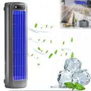 Shirem Cooling Ace, Portable Air Conditioner Cooling Fan Quiet with 3 Speeds gray Rechargeable