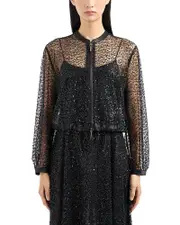 Emporio Armani Sheer Sequin Jacket