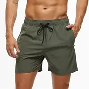 Men Swimwear Shorts Male Swimming Trunks Swimsuits Man Surf Beach Swim Short Pants Board Mesh New Summer