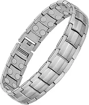 Jecanori Magnetic Bracelets for Men - Ultra Titanium Steel Men's Bracelet with Remove Tool & Jewelry Gift Box