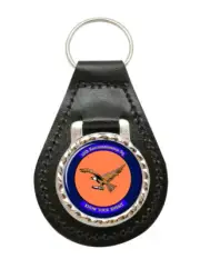 12th Reconnaissance Squadron USAF Leather Key Fob