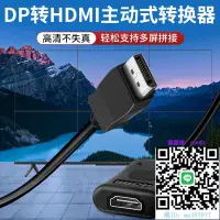 在飛比找露天拍賣優惠-HDMI線dp轉hdmi主動式Active轉換器minidp