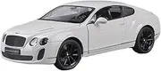 Scale Finished Model Car 1:24 for Bentley Continental Supersports Alloy Car Model Static Diecast Simulation Metal Toy Gift Miniature Replica Car(White)