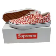 Vans x Supreme Skate Era Monogram S Logo Red US Size 13 Deadstock Sneakers Shoes