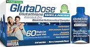 GlutaDose - GLUTATHIONE Plus Vitamin C & Zinc (60 Doses) - Antioxidant Formula - Enjoy Individual Liquid Doses - Made in USA
