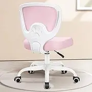Primy Kids Desk Chair, Ergonomic Children Study Computer Chair Adjustable, Breathable Mesh Office Chair with Wheels, Armless Rolling Swivel School Task Chair for Boys Girls Age 4-12 in Home Bedroom