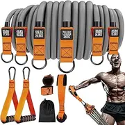 Exercise Bands, Adjustable Pull-Up Assistance Bands, Non-Slip Heavy-Duty Fitness Equipment, Ankle Straps for Strength Training, Muscle Building, Hand Strengthening