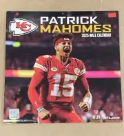 PATRICK MAHOMES KC CHIEFS 2025 SPORTS WALL CALENDAR - NEW
