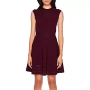 Ted Baker Knitted Skater Dress US size 12, Ted Baker Size 4