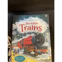 在飛比找蝦皮購物優惠-英國 Usborne See inside 翻翻書 Trai