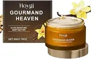 Hoygi ORENA GOURMAND HEAVEN BODY BUTTER - Vanilla & Shea Butter Moisturiser for Dry Skin | 24H Hydration, Enriched with Vitamin C & Licorice Extract | Hypoallergenic, Vegan-Friendly Skincare