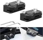 Universal Hood Mounting Bracket - Ditch Light Brackets 2PCS Kit Aluminum Alloy Clamp Holder for Truck SUV Cars, Black