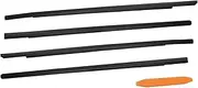 Edge Trim Window Weatherstrip for Honda Civic 2016-2019 Rubber Door Moulding Trim Outer Window Glass Seal Belts Car Edge Trim