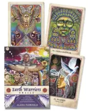 EARTH WARRIORS ORACLE Tarot Kit Card Deck & Book Set native indigenous pagan