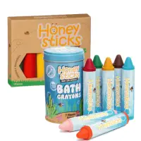 在飛比找momo購物網優惠-【Honey Sticks】紐西蘭純天然蜂蠟無毒蠟筆(6色高