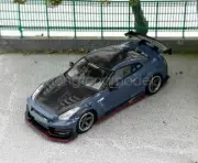 Inno 1:64 Scale Carbon Gray HK 2024 GT-R R35 Nismo Sports Diecast Metal Model