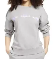 NWT bp. 100% Organic Cotton "Love Begins Within" Sweatshirt Size Medium 5038