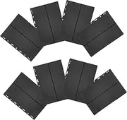 Yardenfun 10 Pcs Double-Sided Stamp Pages for Stamp Collecting Card Holder Inserts A5 Conference Folder Size