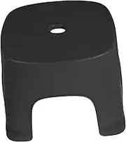 WOONEKY Step Stool for Bathroom Stable Plastic Foot Stool for Easy Use Compact Design for Spaces Safe