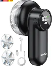 Rechargeable Fabric Shaver, Lint Shaver with Digital Display, Sweater Shaver wit
