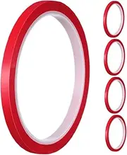 SWOOMEY Auto Trim Adhesive Strips Double Sided Car Hemming Tape 5pcs White Painters Tape for Car Doors Windows Trunks