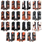 NFL CINCINNATI BENGALS VINYL SKIN FOR PS5 PRO DISC EDITION CONSOLE & CONTROLLER