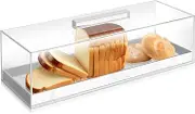 Rectangular Cake Tray, Cake Plate Dish, Acrylic Dessert Serving Tray with Lid, Transparent Dessert Holder, Food Storage for Pastry Display, Dessert Stand