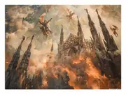 Fire demons Canvas Print