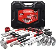 102-Piece CRAFTSMAN Tool Kit Mechanic Socket Rachet Spanner Screwdriver Set CASE
