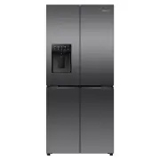 Hisense PureFlat Slim French Door 483L Dark Steel HRCD483TBW