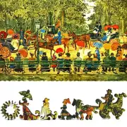 Wooden Jigsaw Puzzle for Adults by FoxSmartBox - 340 Pcs - Central Park New York