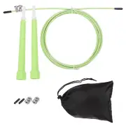Speed Jump Rope Adjustable Speed Skipping Rope Fast Jump Rope Light Green