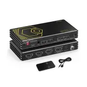8K@60Hz 4K@120Hz HDMI2.1 Switch 2 in 1 Out with Audio Extractor eARC,ARC,7.1C...