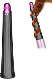 ZEPHBLOW Hair Long Conical Barrel for Dyson Airwrap, 0.78-1.4Inch/ 20-36mm Conical Curling Barrels Compatible with Airwrap HS01/05, Self-Curling Hair Roller Curlers Attachment for Long Hair,Rose